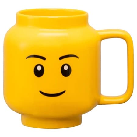 Lego Boy Mug, 17.9 oz, Yellow, BPA Free 41460810